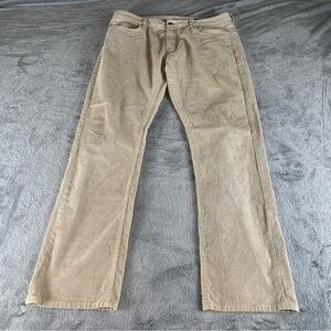 Vineyard Vines Corduroy Pants Mens 35 X 32 Khaki Beige 5‎ Pocket Straight Leg
